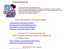 Tablet Screenshot of laptop-krimis.de